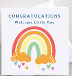 Welcome Little One - Rainbow