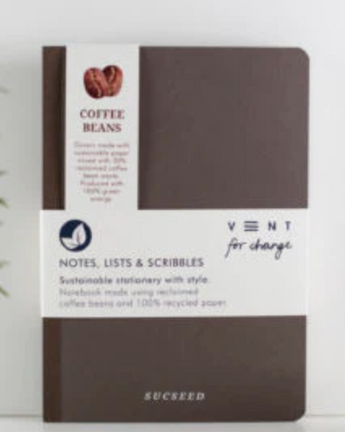 Vent For Change 121 A5 Sucseed Notebook Coffee Bean