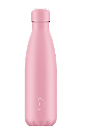 500ml Chillys Bottles - All Pastel Pink