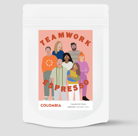 Calendar Coffee - Teamwork Espresso 250g Whole Bean Colombia