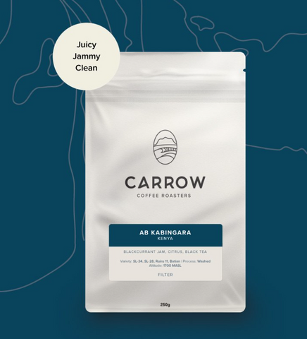 Carrow Coffee - AB KABINGARA/KENYA/FILTER - 250g Wholebean