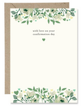 With Love on your Confirmation day - Greenery