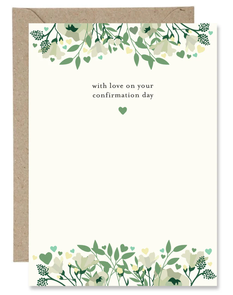 With Love on your Confirmation day - Greenery