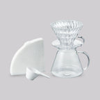 Trealamh Grúdaireachta Gloine Simply Hario V60