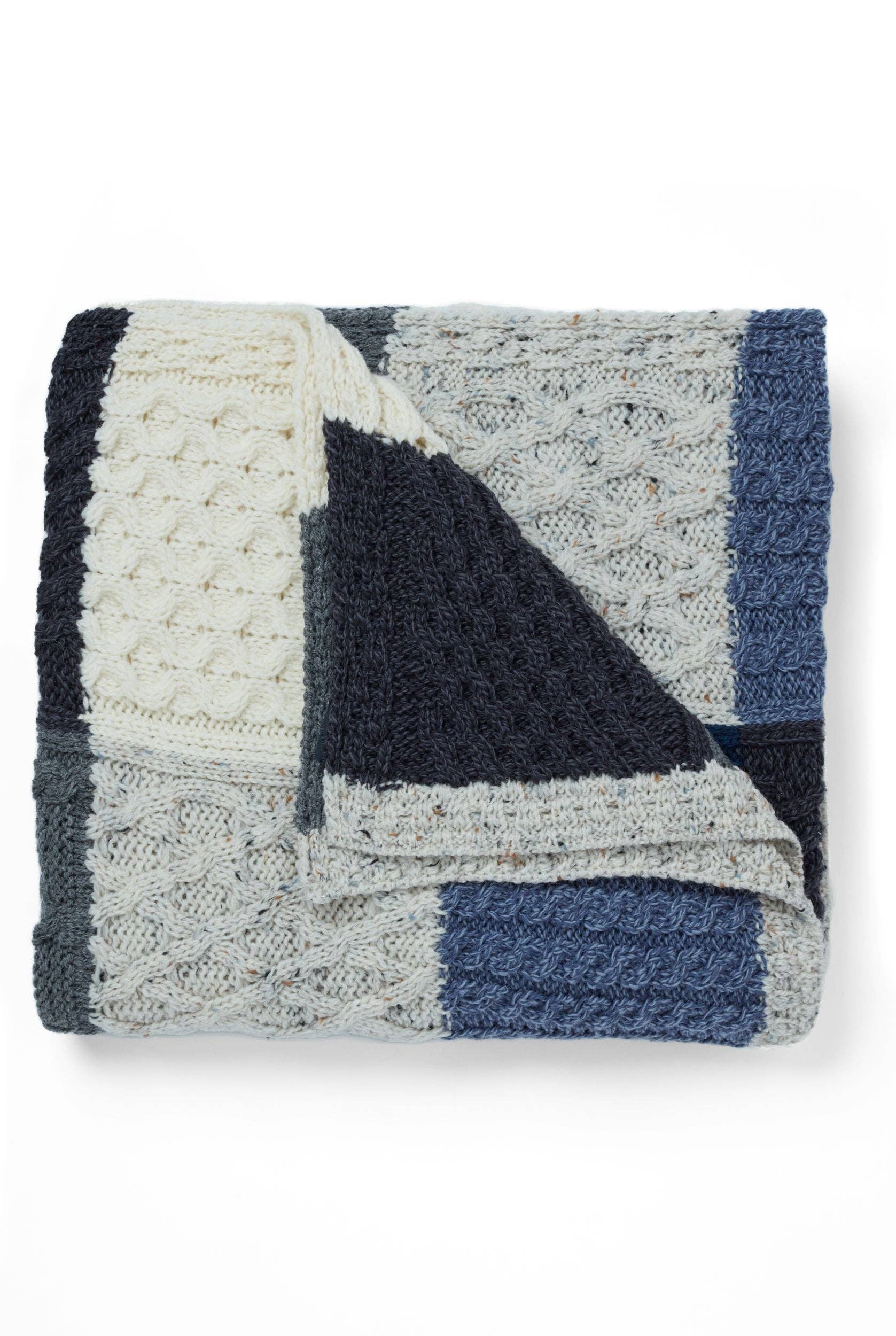 Killala Aran Intarsia Blanket 854