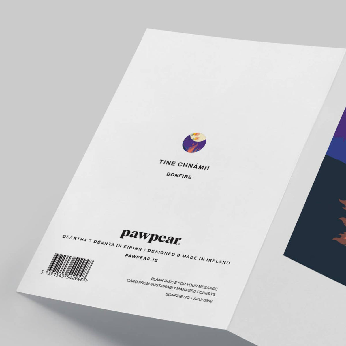 Bonfire Card