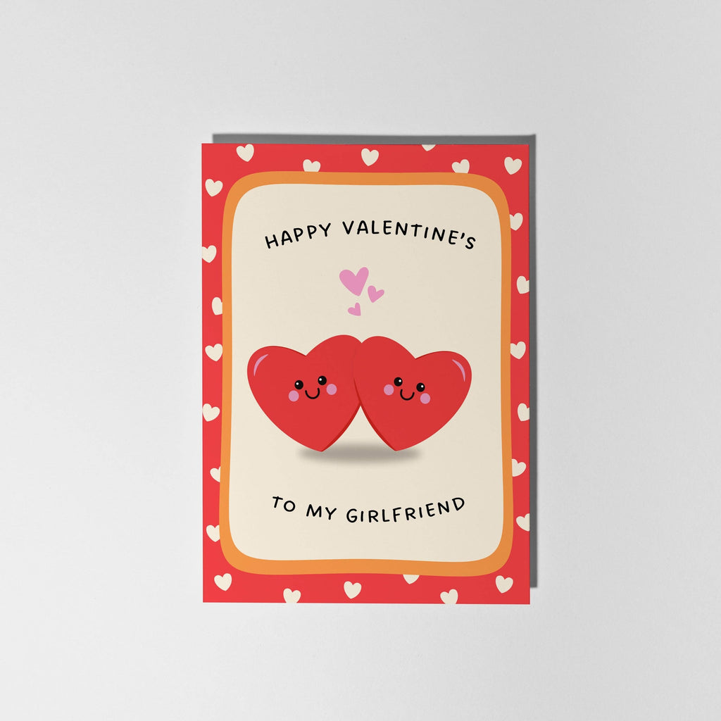 Heart Valentine’s Card for Girlfriend