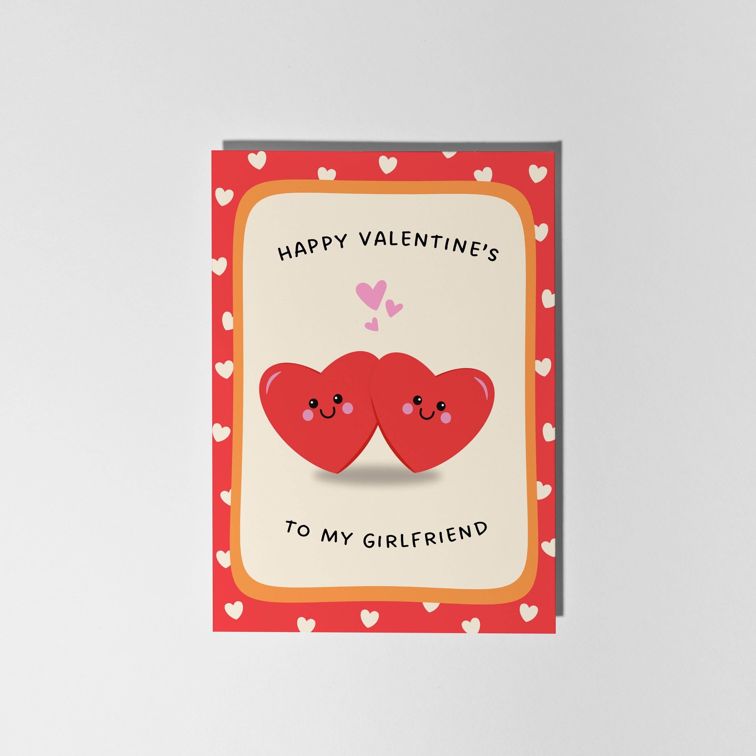 Heart Valentine’s Card for Girlfriend