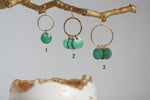 Delicate Turquoise & Gold Earrings