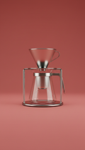 Glass & Steel Hand-Pour Coffee Kit