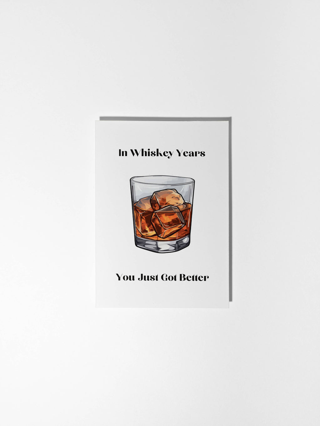 Whiskey Birthday Card