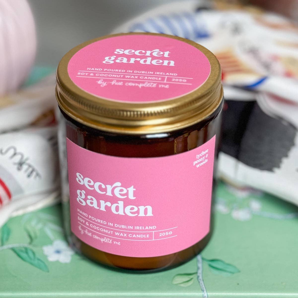 Secret Garden Amber Jar Candle