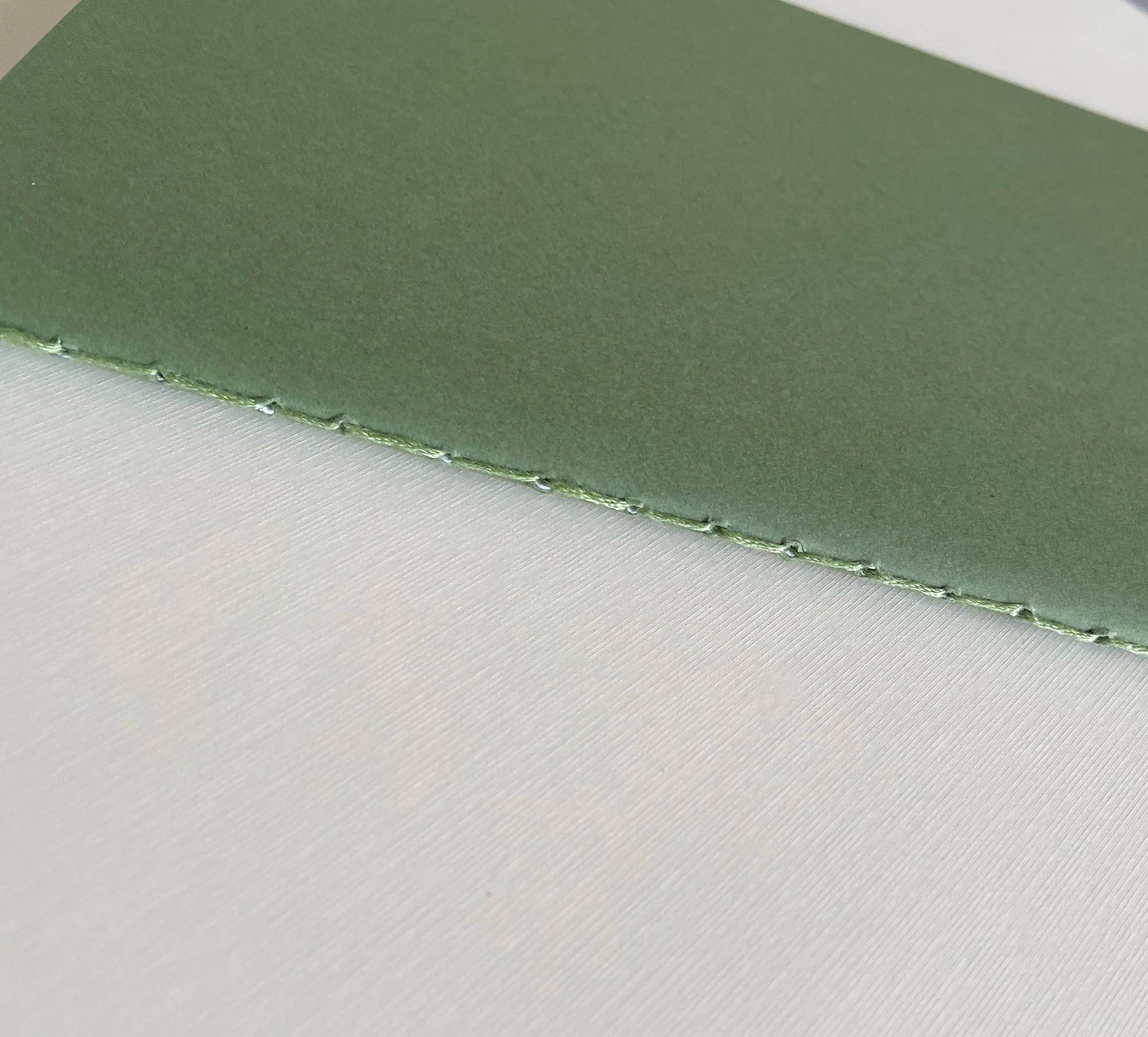 Recycled Italian Paper Notebook - Handmade by Wild Card Ireland Studios