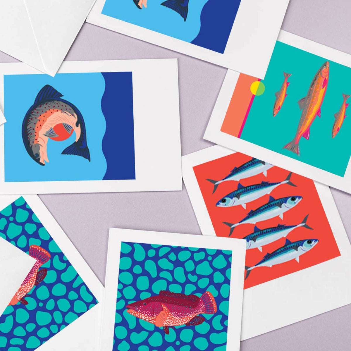 Mackerel Greeting Card