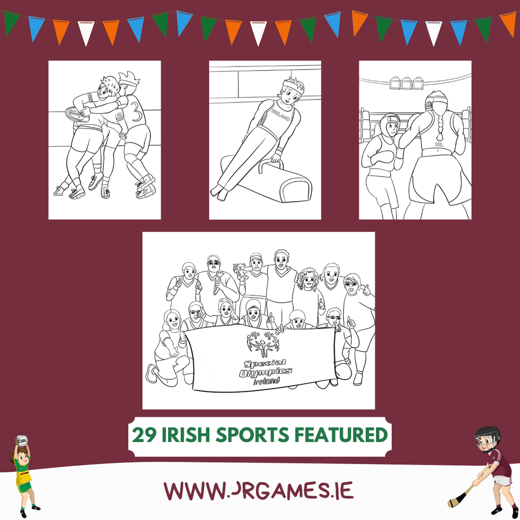 Big Colouring Book of Irish Sport
