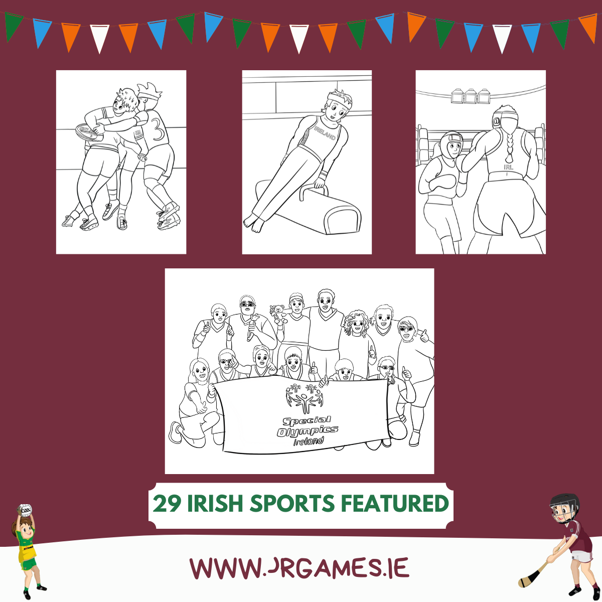 Big Colouring Book of Irish Sport