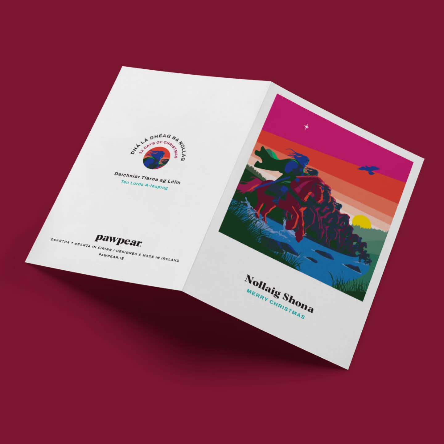 12 Days Christmas Card Box - Pawpear