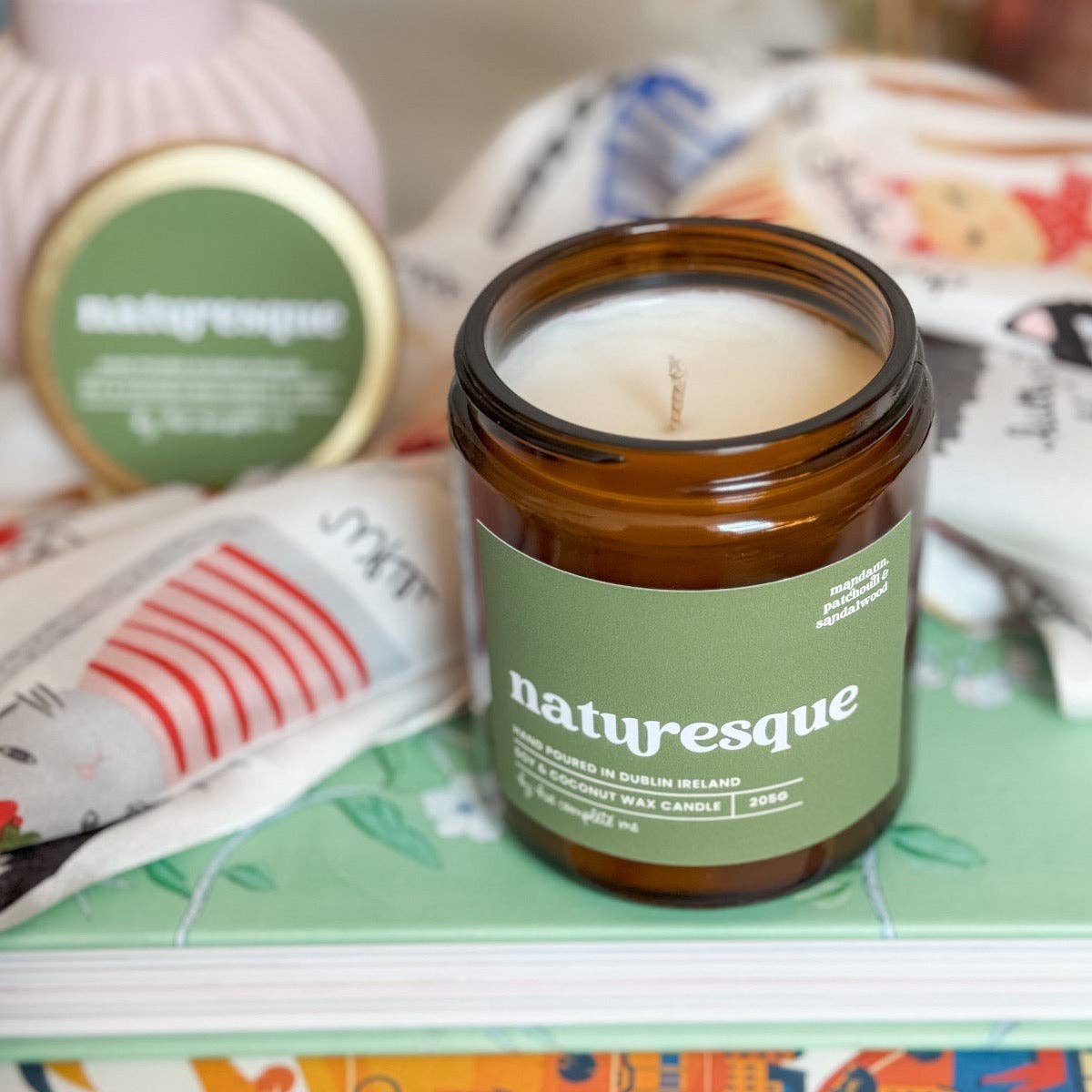 Naturesque Amber Jar Candle