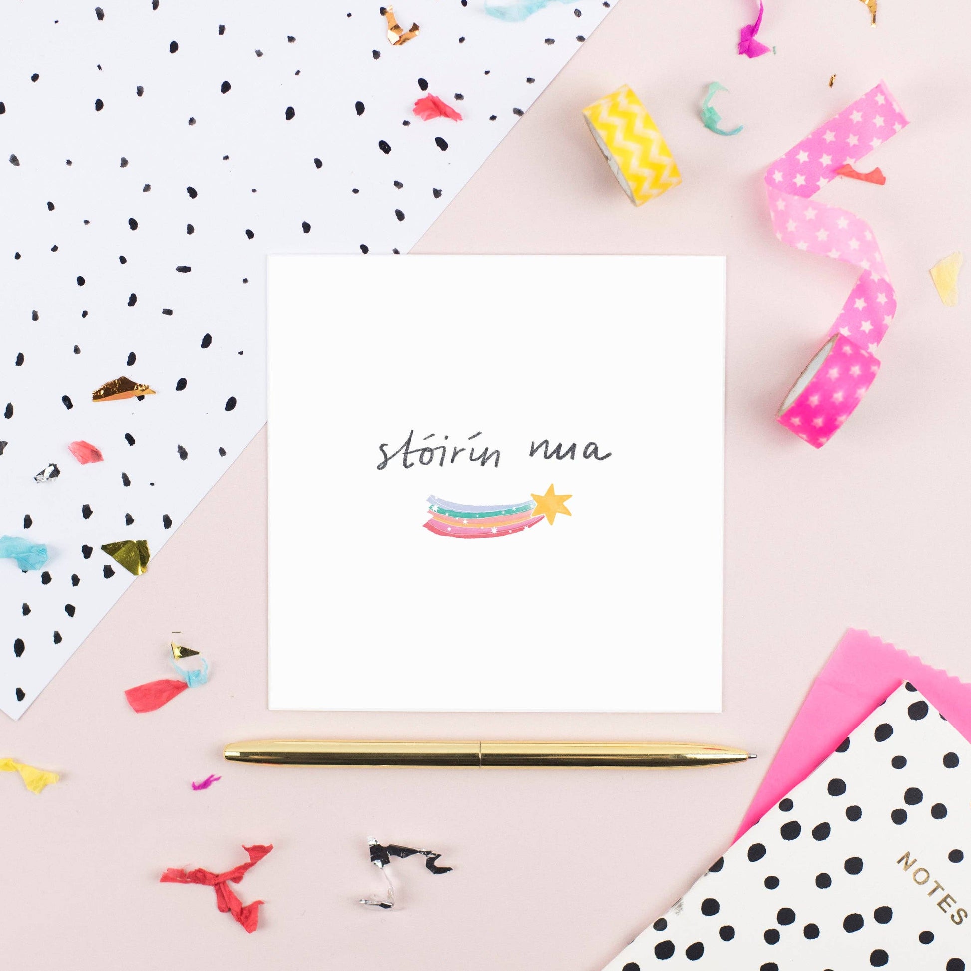 STÓIRÍN NUA Greeting Card