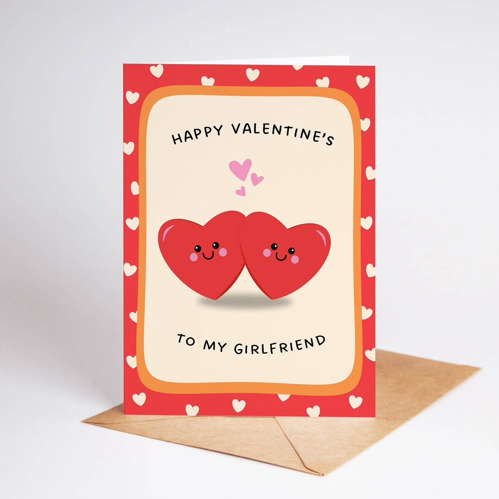 Heart Valentine’s Card for Girlfriend