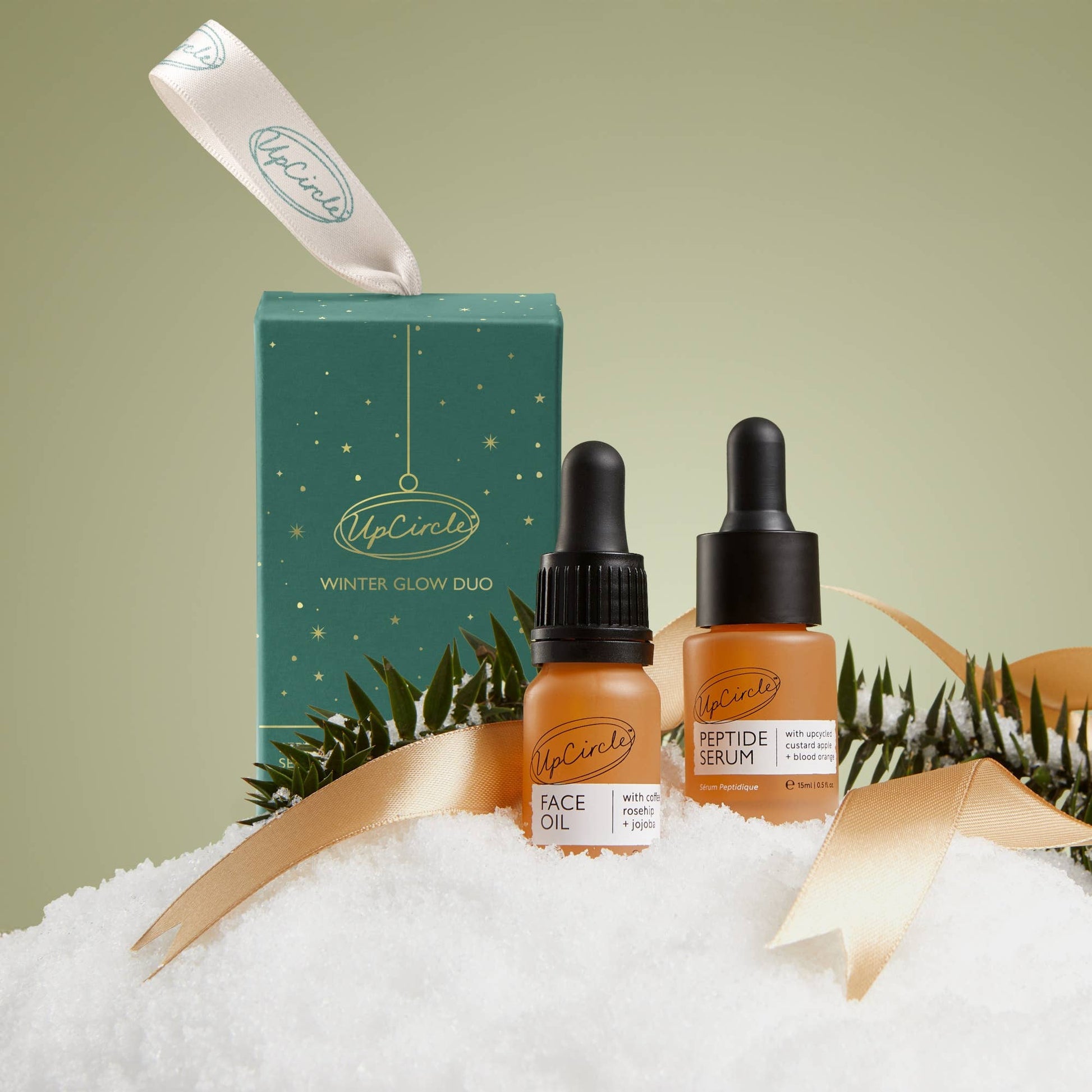 Winter Glow Vegan Natural Festive Christmas Bauble Gift Set