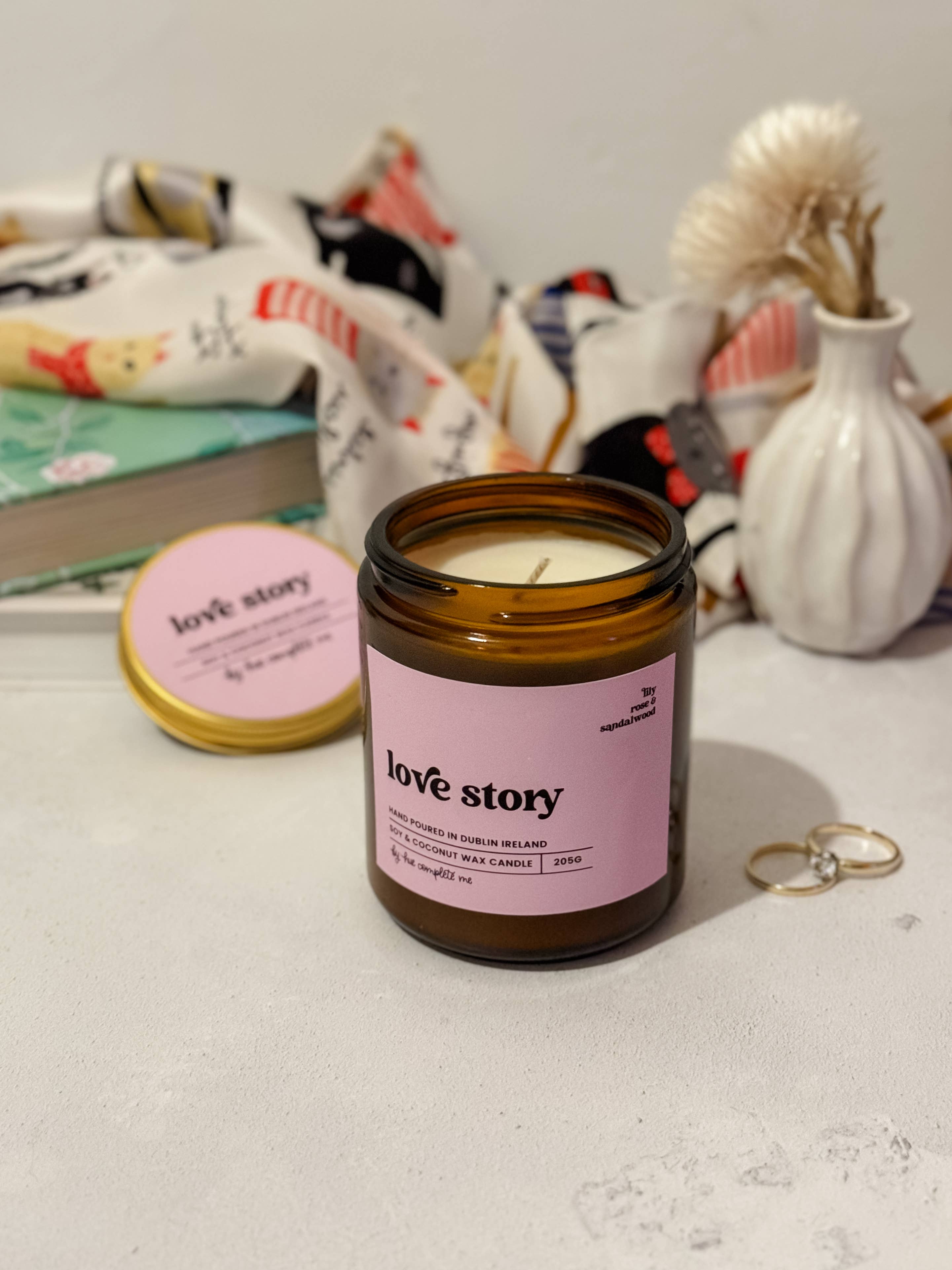 Love Story Amber Jar Candle
