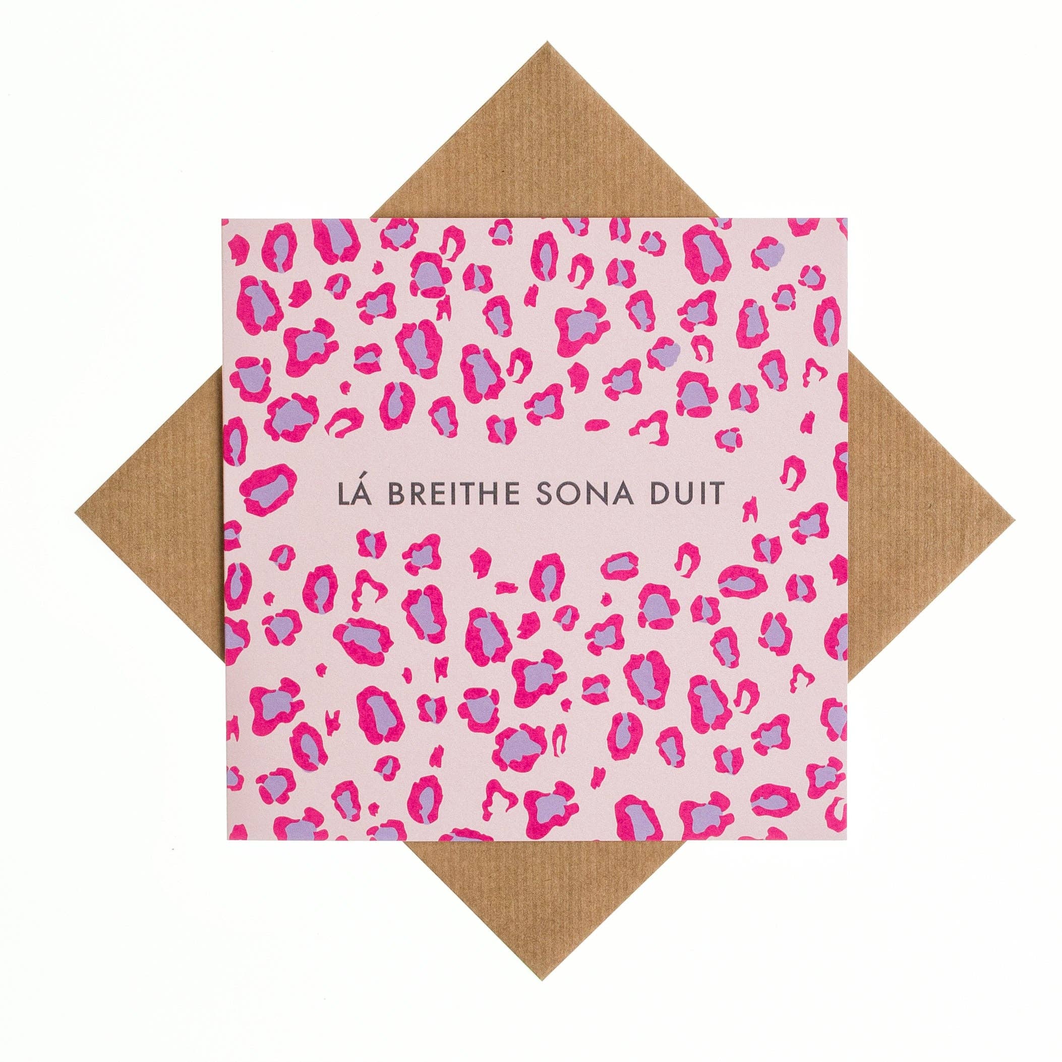 Lá Breithe Sona Duit - Animal Print Birthday
