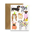 Doggy Celebration - Cute Animal Birthday Card