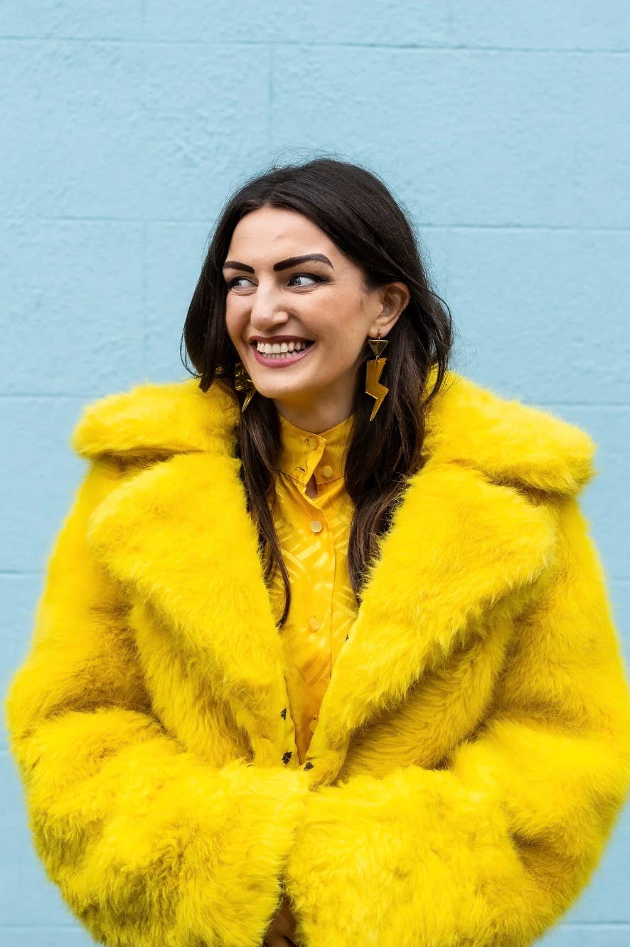 Grace Jones Lightning Bolt earrings | A Little Idea