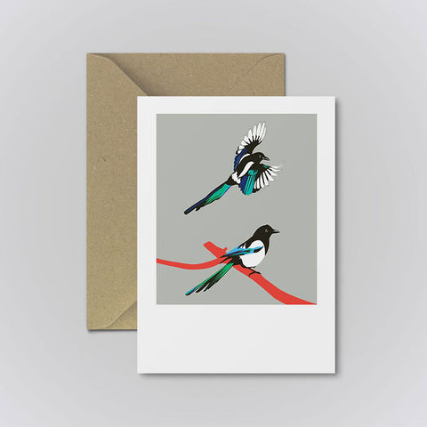 SNAG BREAC / MAGPIE – Greeting card