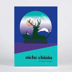 OÍCHE CHIÚIN / SILENT NIGHT – 8 Christmas cards with coloured envelopes