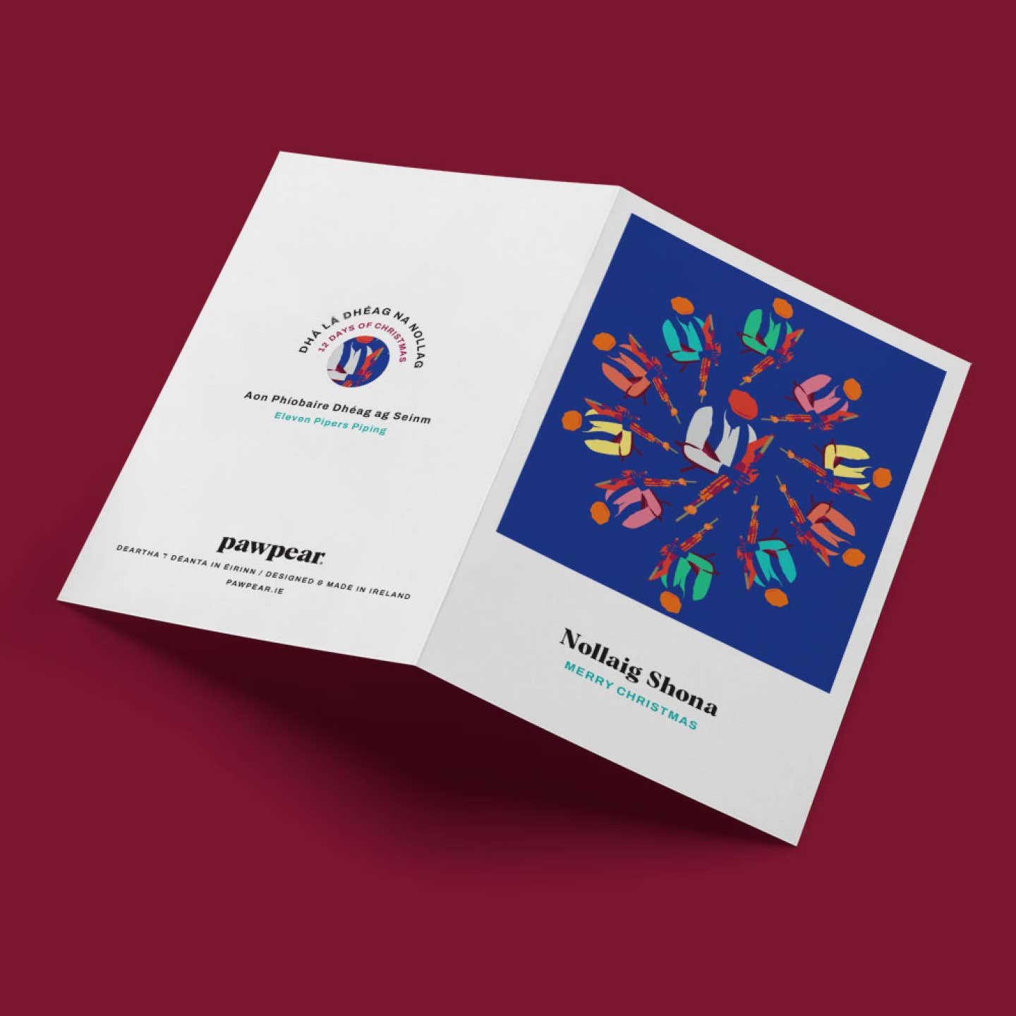 12 Days Christmas Card Box - Pawpear