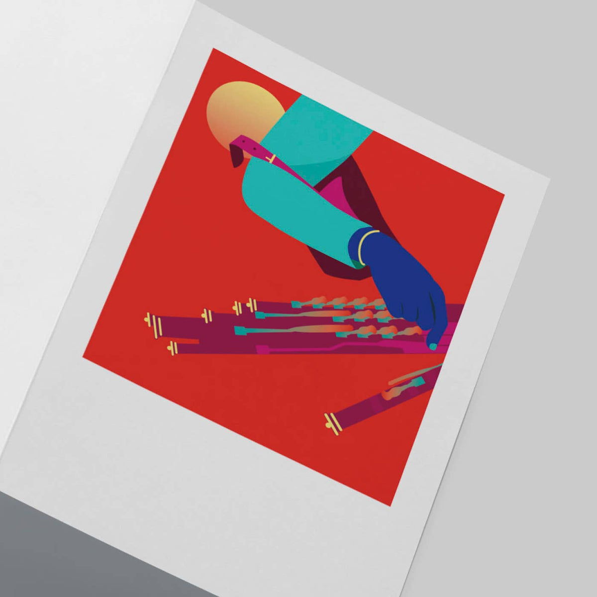Uilleann Pipes Greeting Card