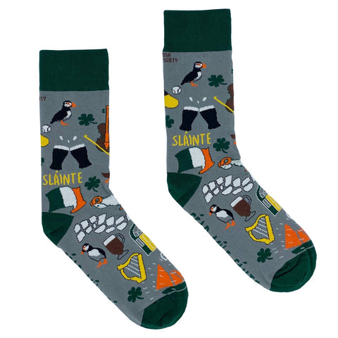 Céad míle fáilte - Mens Socks Size 8-12