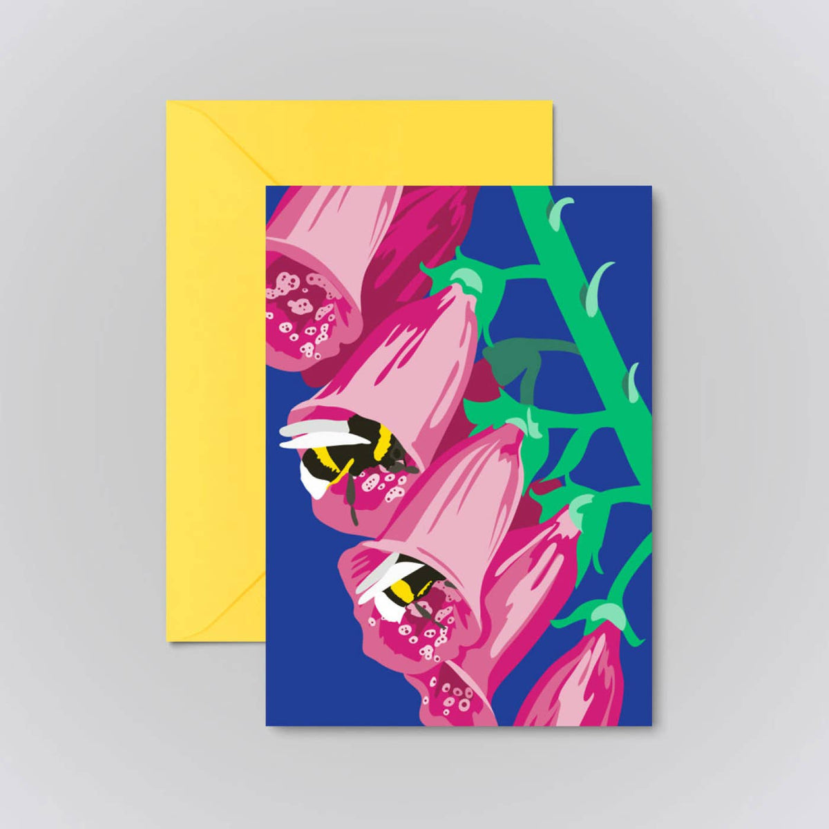 Foxglove Greeting Card