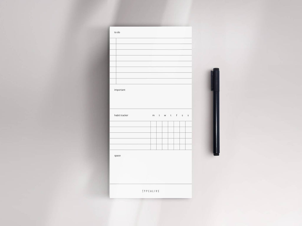 Notepad “narrow”/Plain