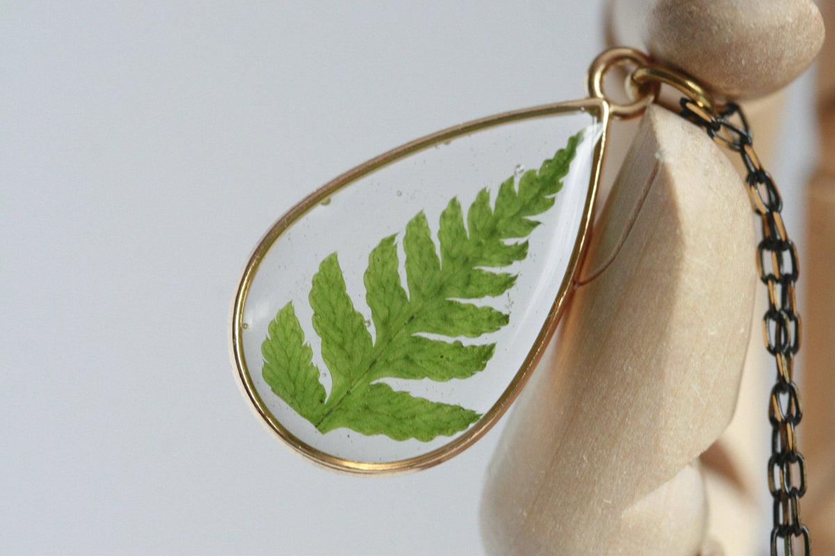 Wicklow Fern Necklace | Botanical Jewellery | Kaiko Studio