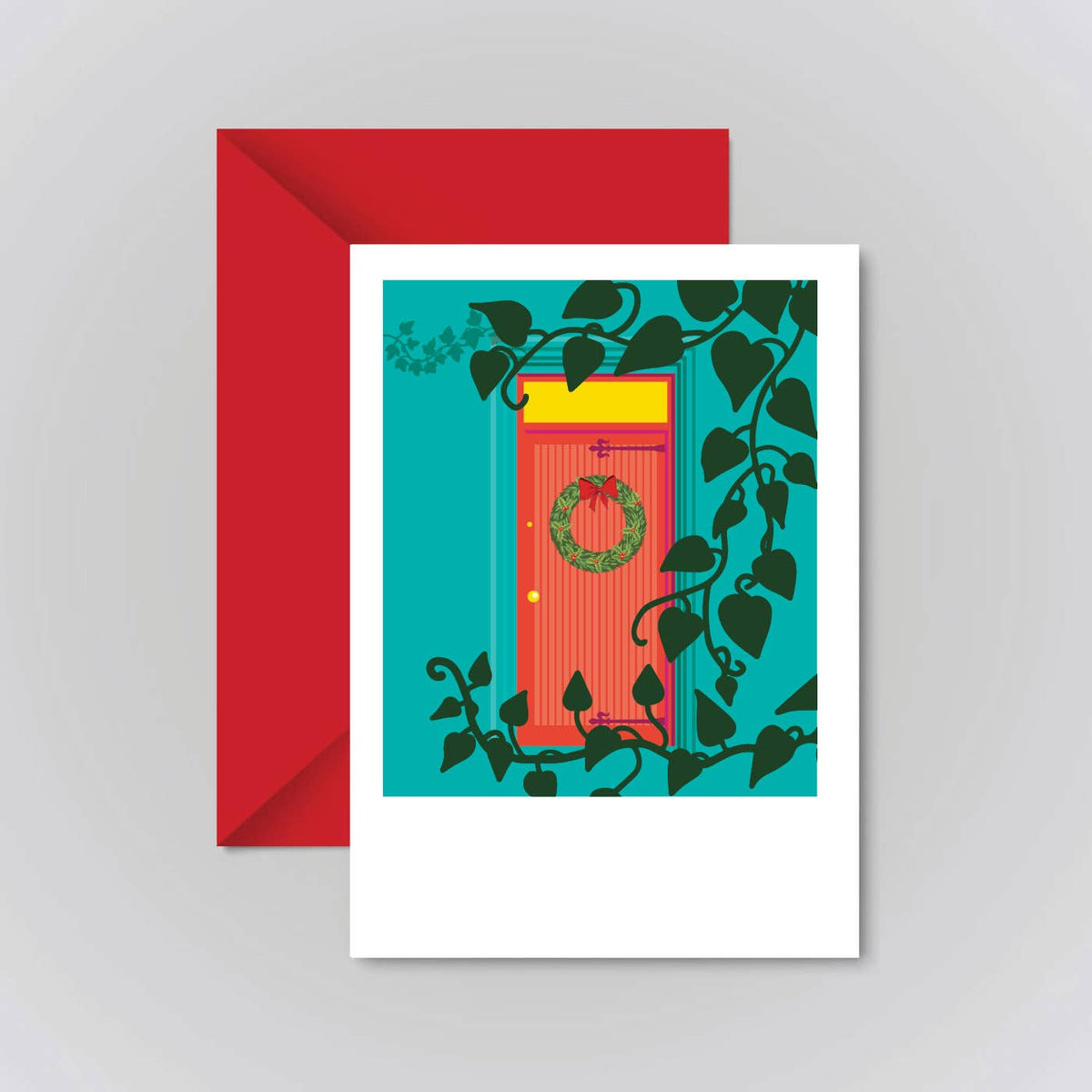 Red Door Greeting Card