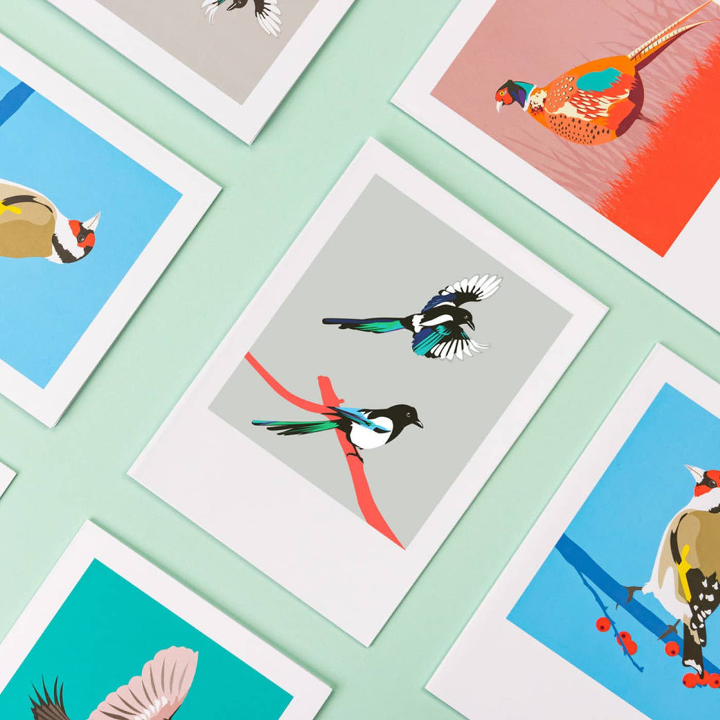 Magpie Greeting Card
