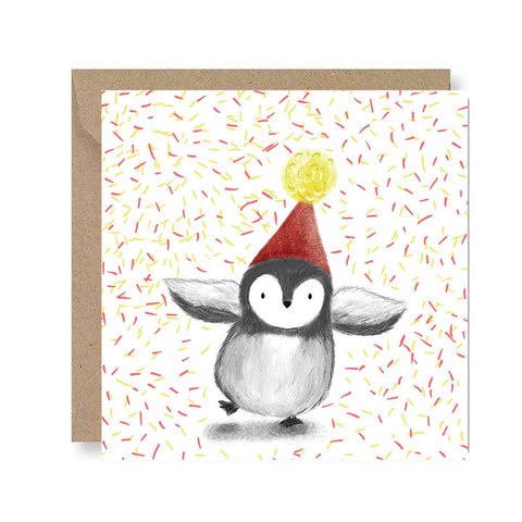Penguin's Celebration Greeting Card