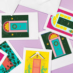 Door Greeting Card Box