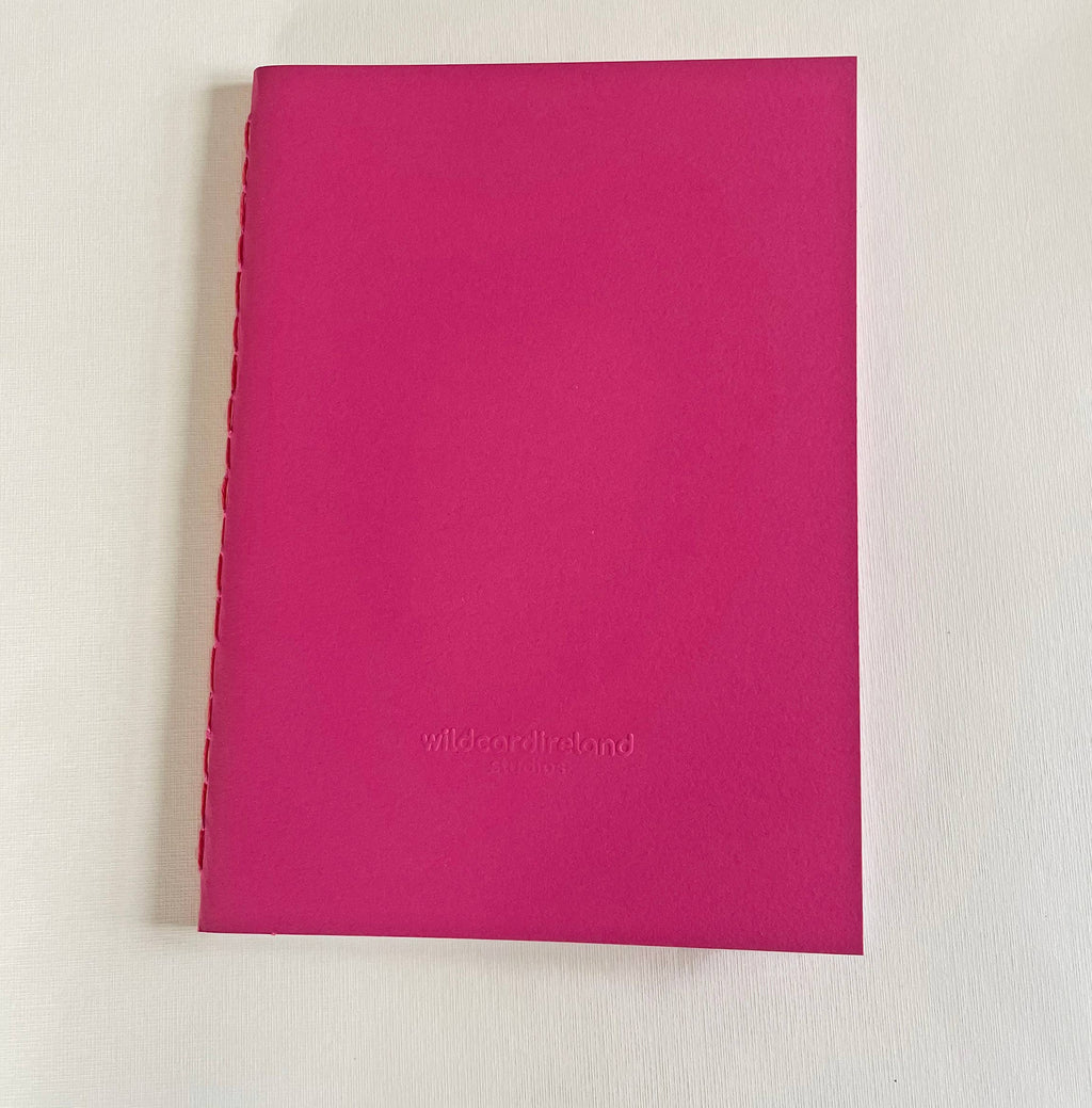 Recycled Italian Paper Notebook - Handmade by Wild Card Ireland Studios