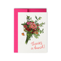 Thanks A Bunch Floral Card