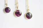 W&S Necklaces | Resin Jewellery - Amethyst Inspiration