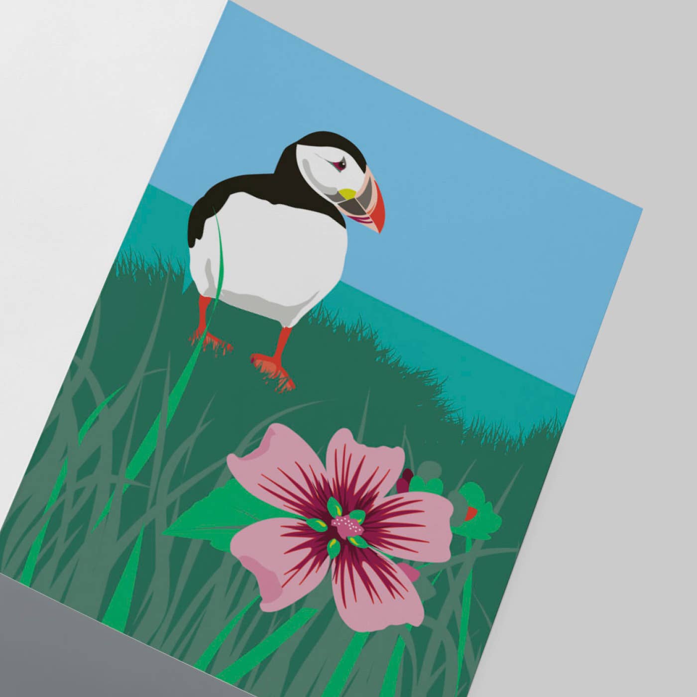 Tree-mallow Greeting Card