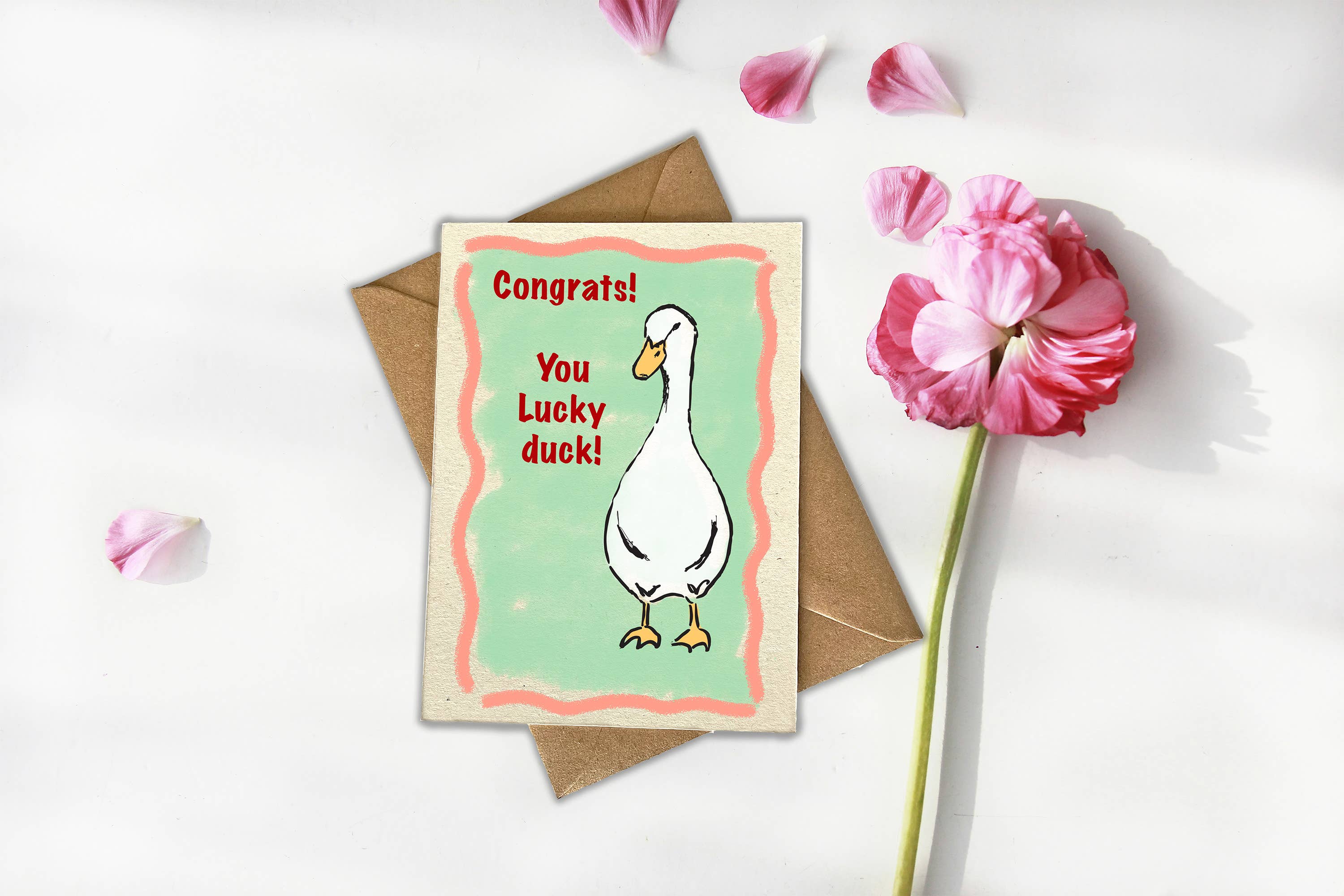 Congrats Card, You lucky duck.