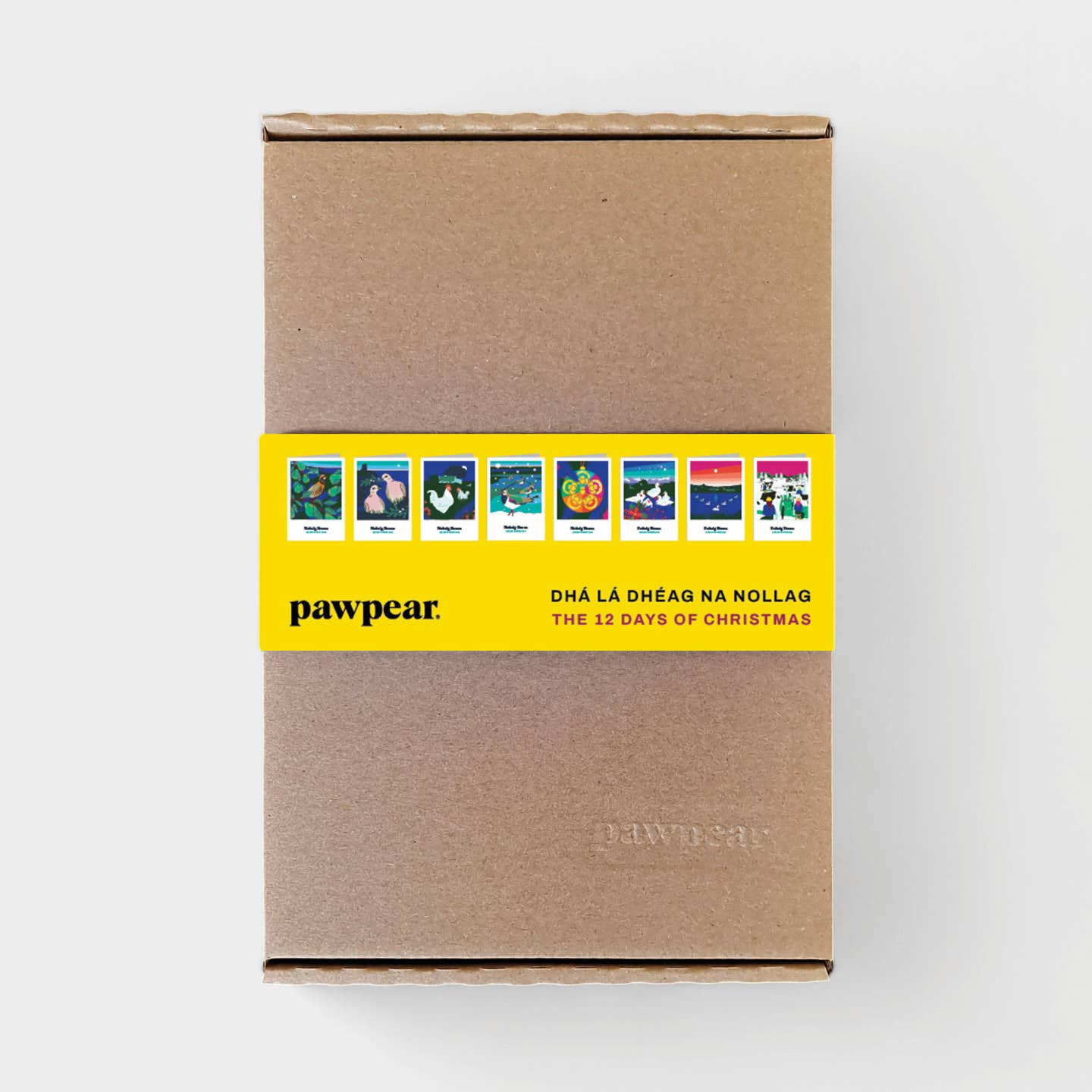 12 Days Christmas Card Box - Pawpear