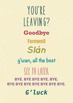 Farewell Card