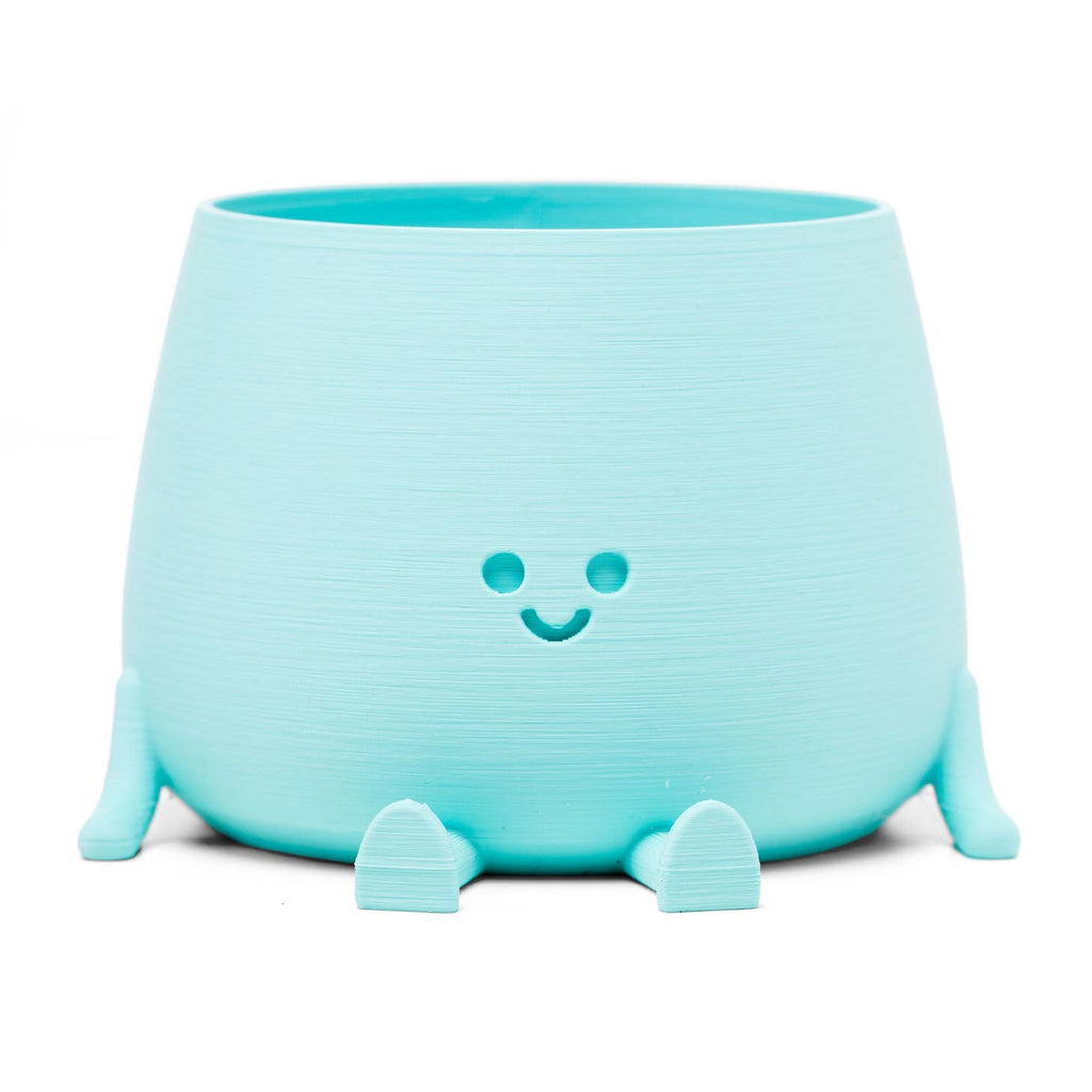 Happy Pot Planter - Matte Light Blue - Medium
