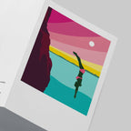 Diving Greeting Card